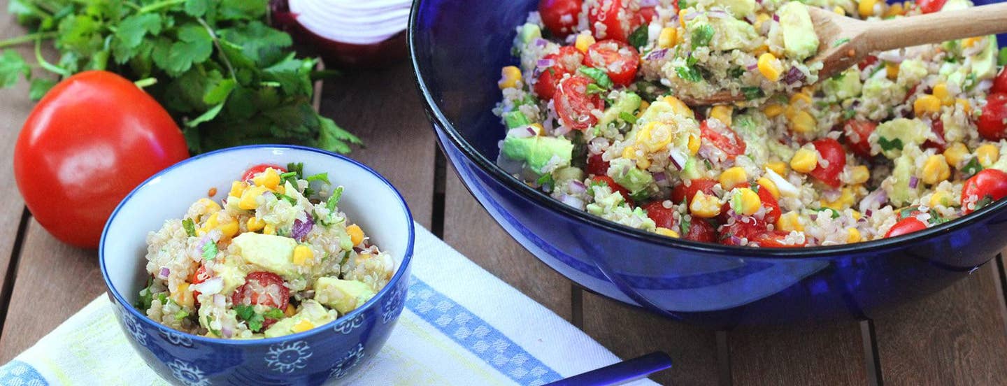 Quinoa, Corn, and Avocado Salad