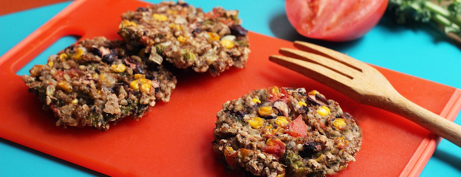 Rainbow Veggie Burgers - Forks Over Knives
