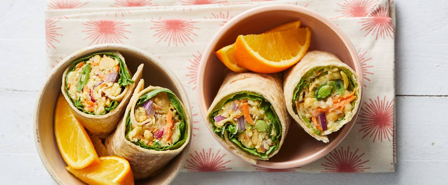 Rainbow Veggie Slaw Wrap for WordPress