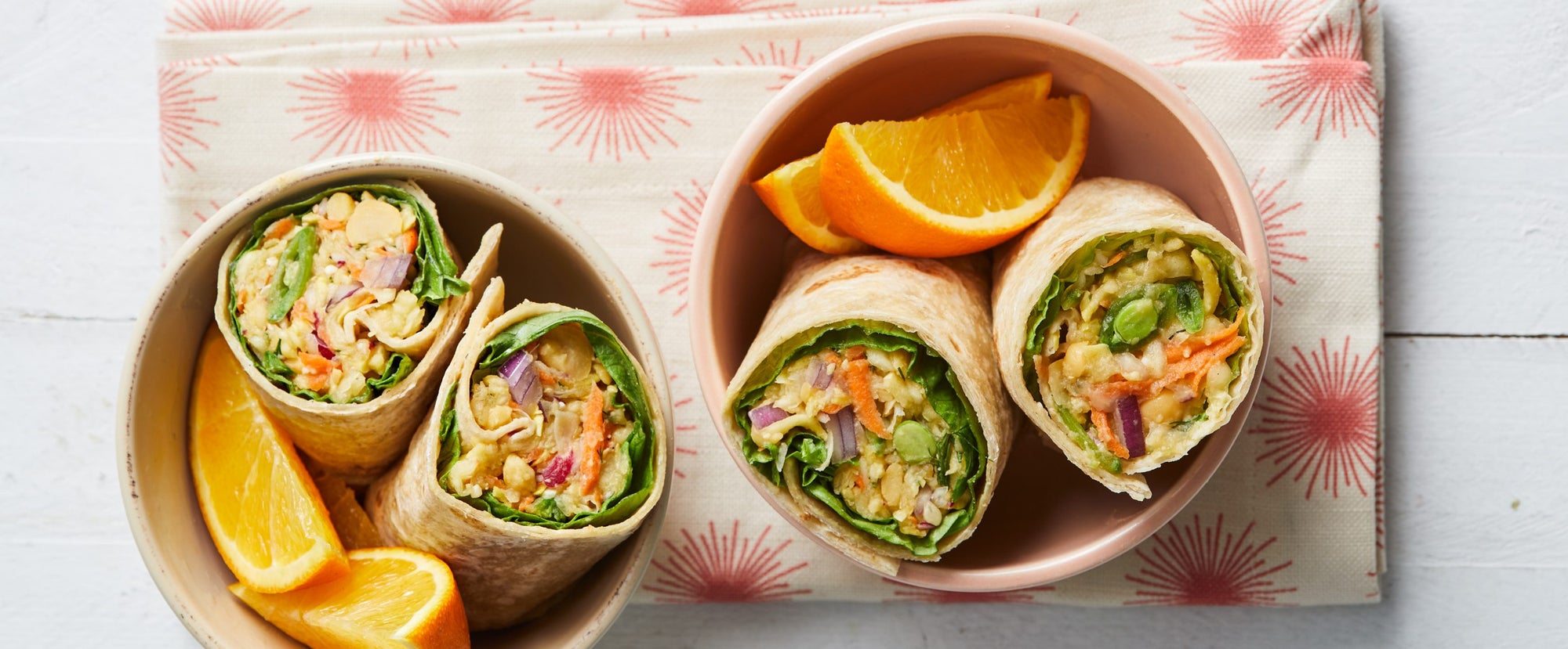 Rainbow Veggie Slaw Wrap - Forks Over Knives