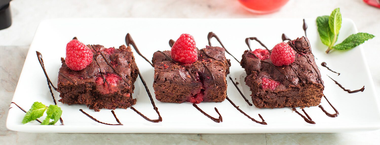Raspberry Brownies Recipe - Forks Over Knives