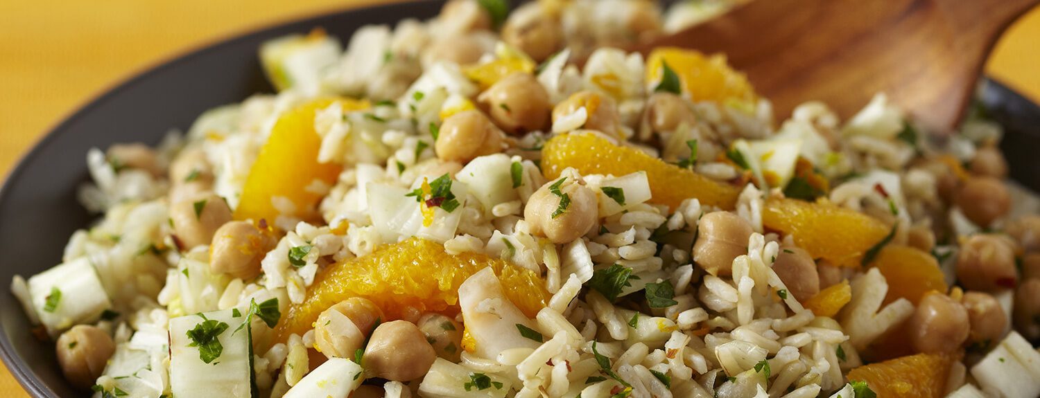 Rice Salad with Fennel, Orange, and Chickpeas Forks Over Knives