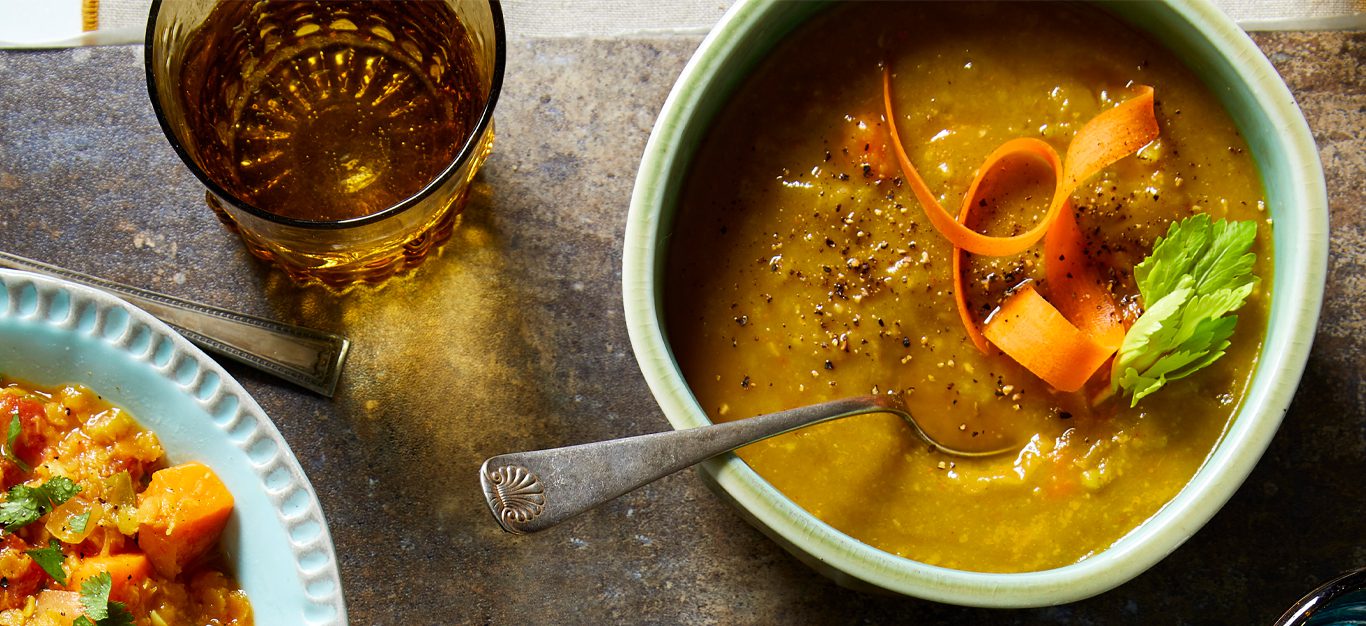 Slow-Cooker Split Pea Soup - Forks Over Knives