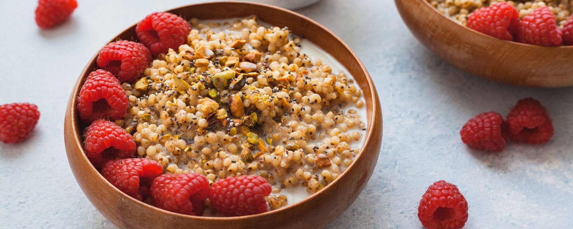 Sorghum Berry Vegan Breakfast Bowl - Plant-Based Vegan Recipe