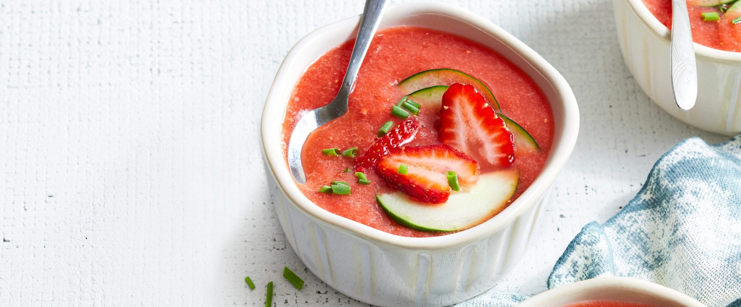 Strawberry Gazpacho Soup