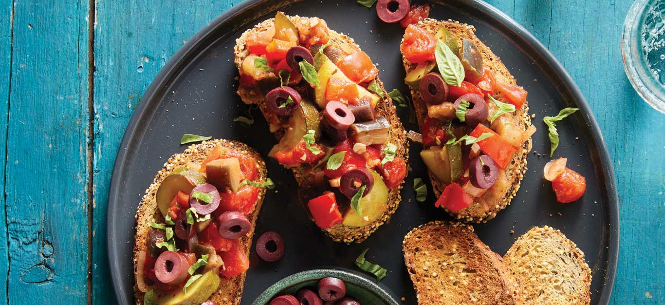 Ratatouille Bruschetta Forks Over Knives