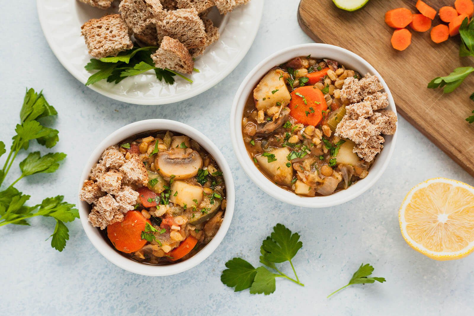 Vegetable Stone Soup - Forks Over Knives