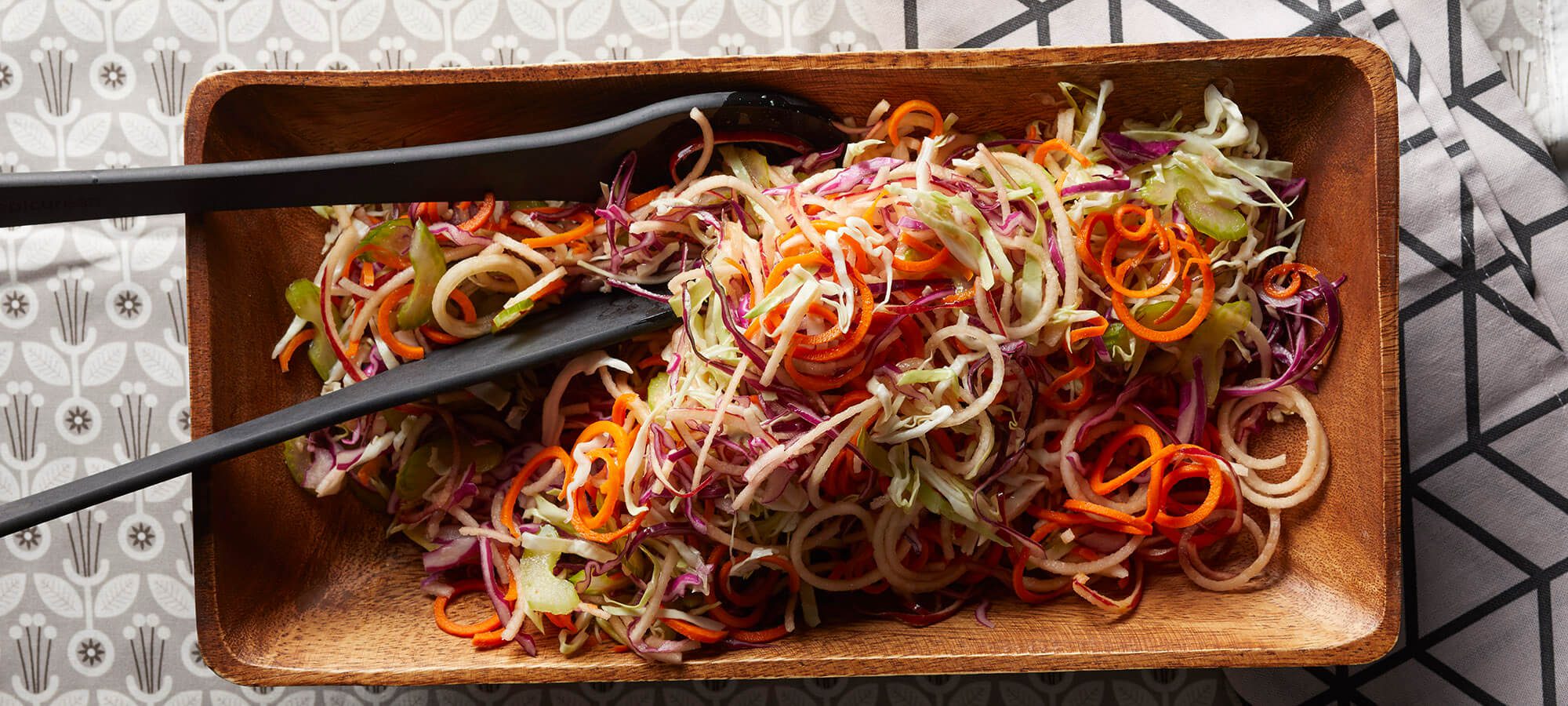 Veggie and Apple Slaw Recipe - Forks Over Knives