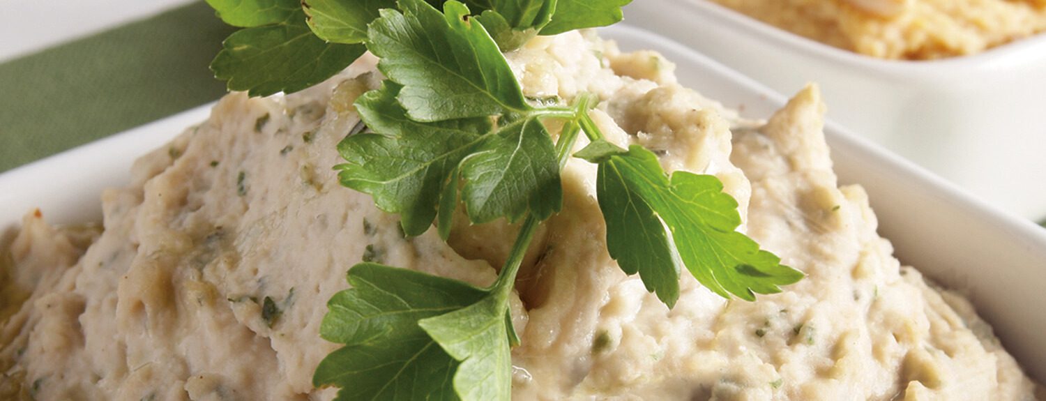White Bean Hummus with Fresh Thyme and Basil - Forks Over Knives