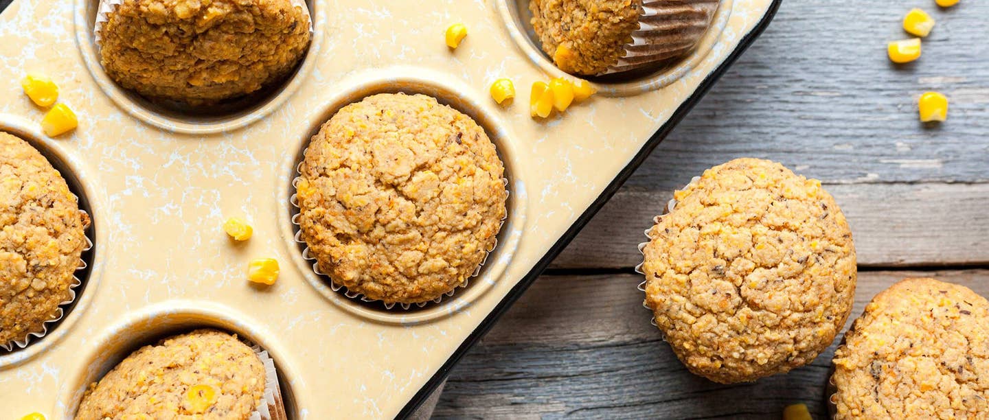 Whole Grain Corn Muffins