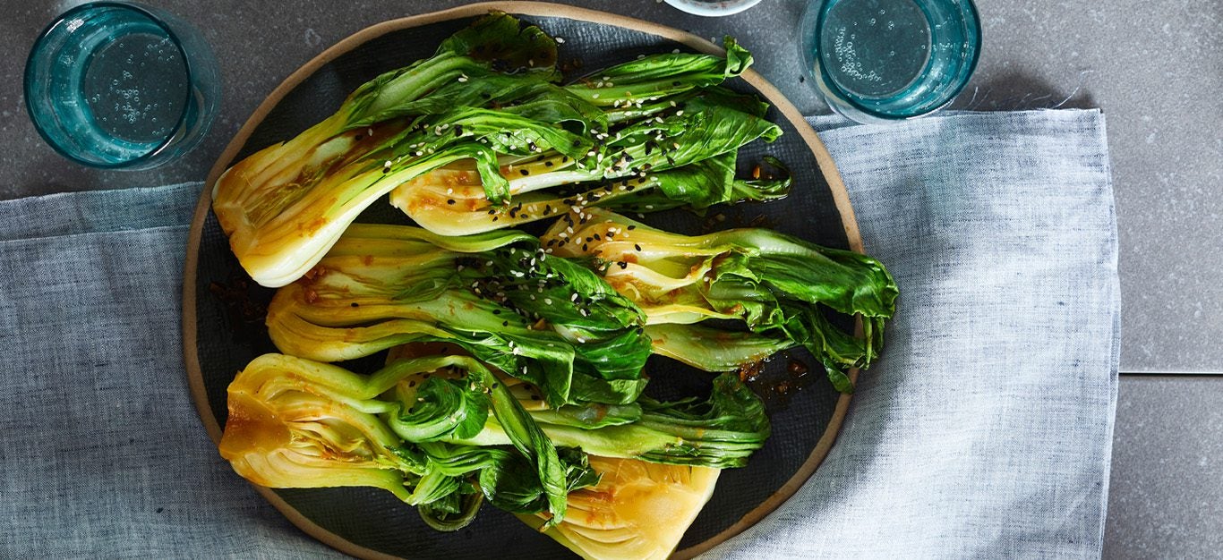 Bok Choy in GingerGarlic Sauce Forks Over Knives