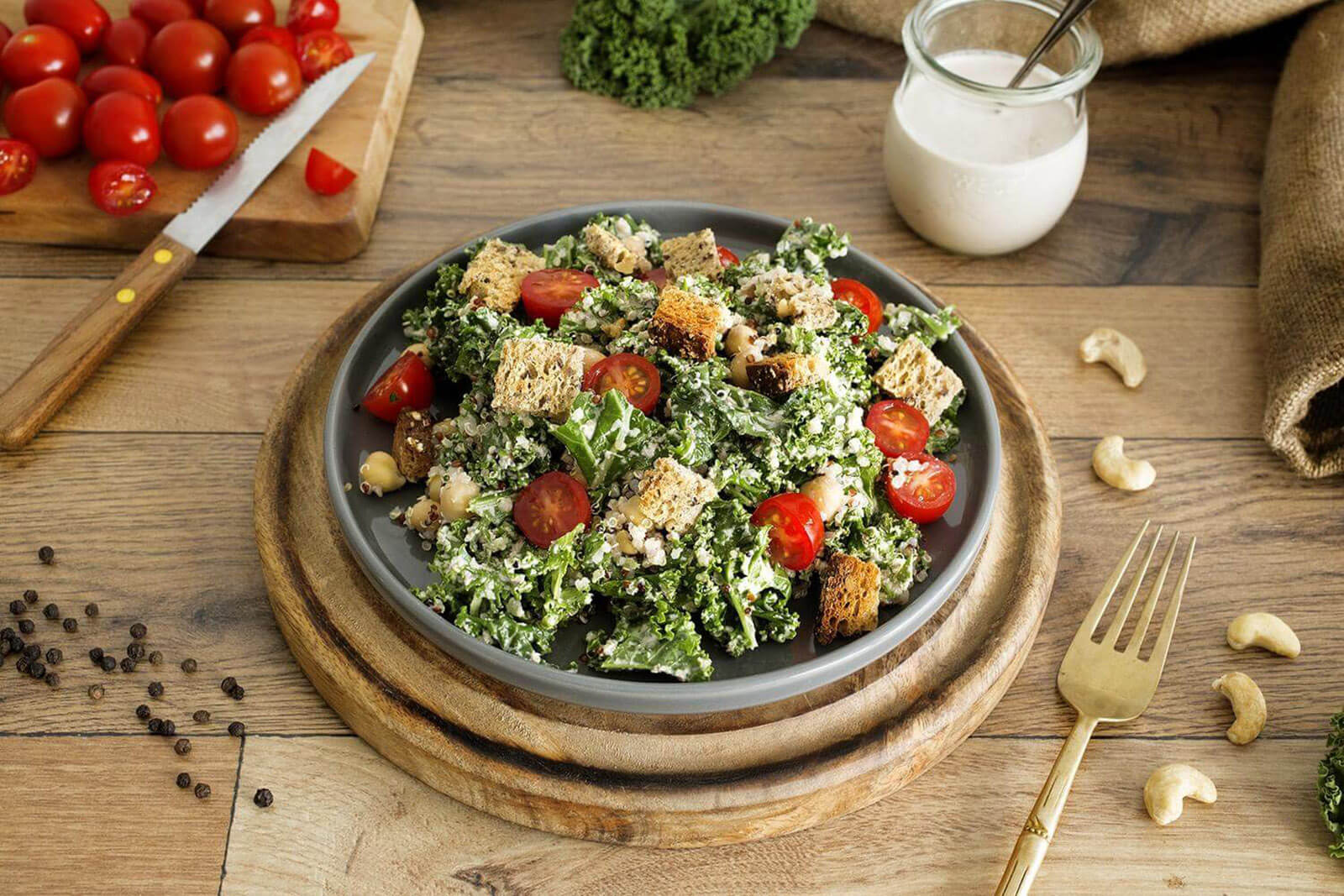 Kale Caesar Salad
