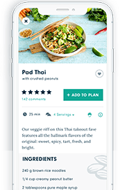 meal planner app on mobile phone