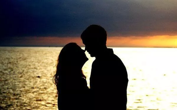 Couple at the beach