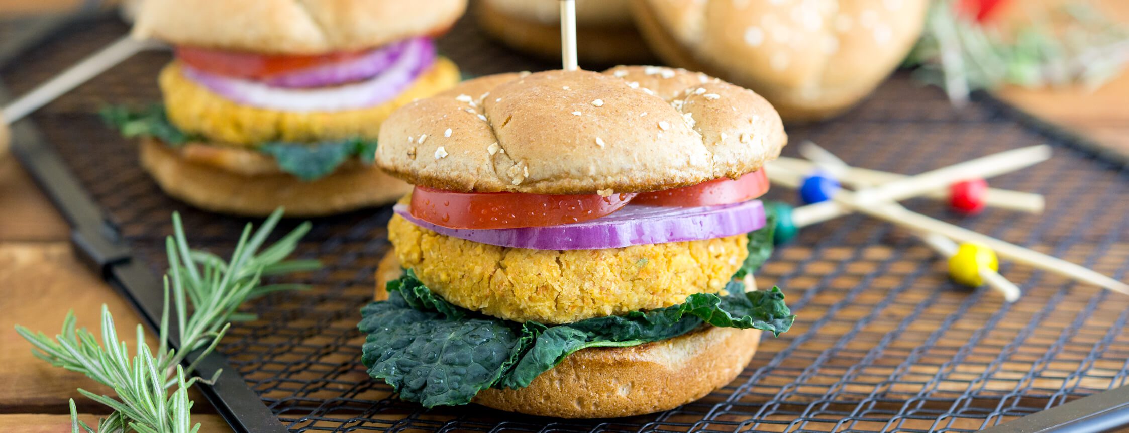 sneaky chickpea burger