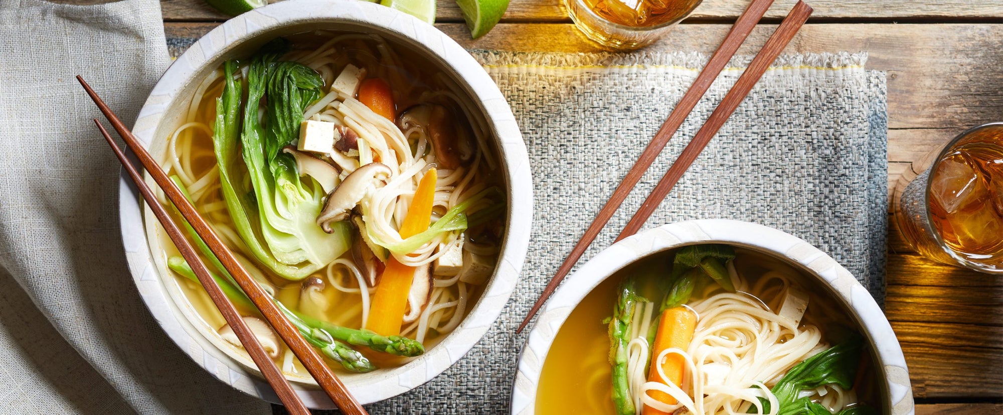 Garlicky Bok Choy Noodle Soup - Forks Over Knives
