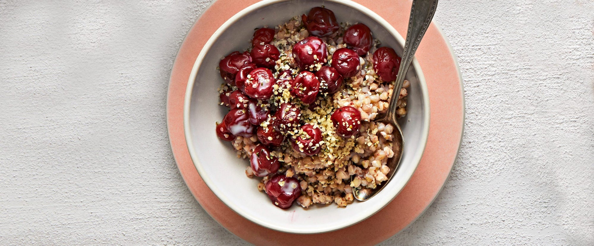 Healthy Breakfast Bowl with Cherry Compote - Forks Over Knives