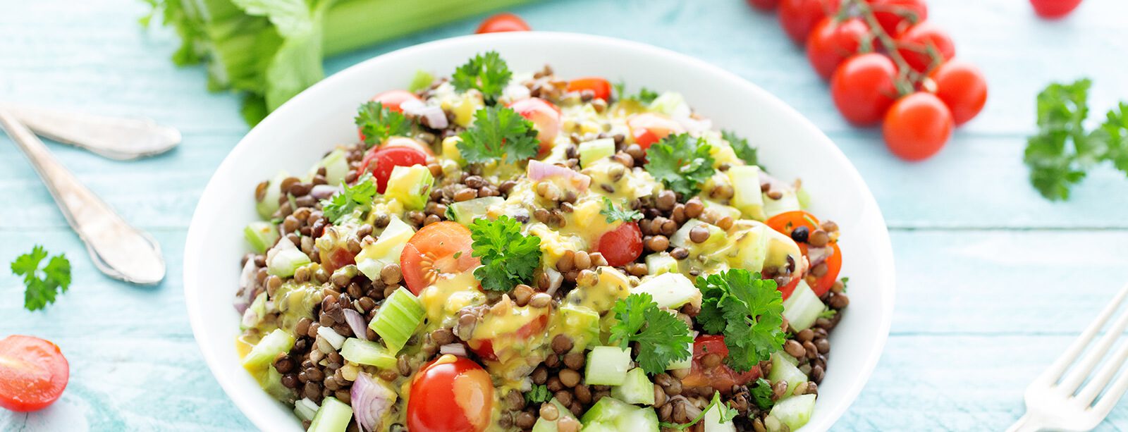 French Green Lentil Salad Forks Over Knives