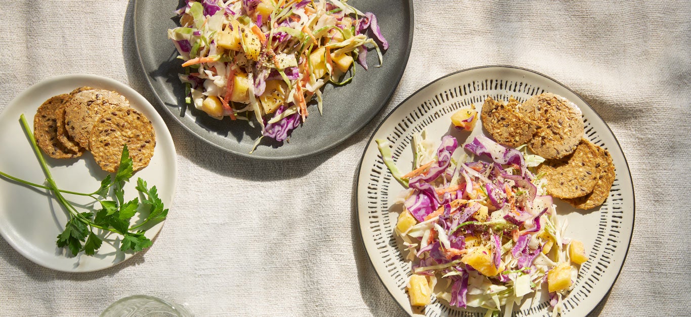 Vegan Pineapple Coleslaw Recipe - Forks Over Knives