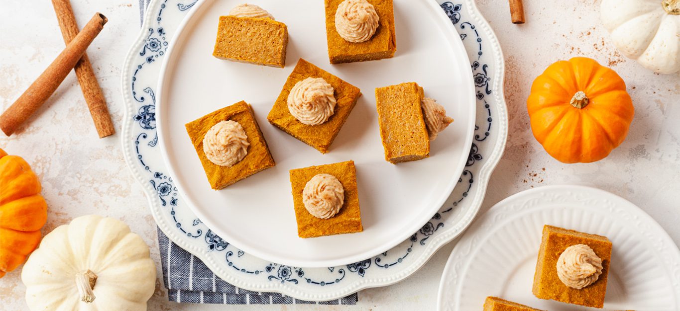 Pumpkin Pie Squares - Forks Over Knives