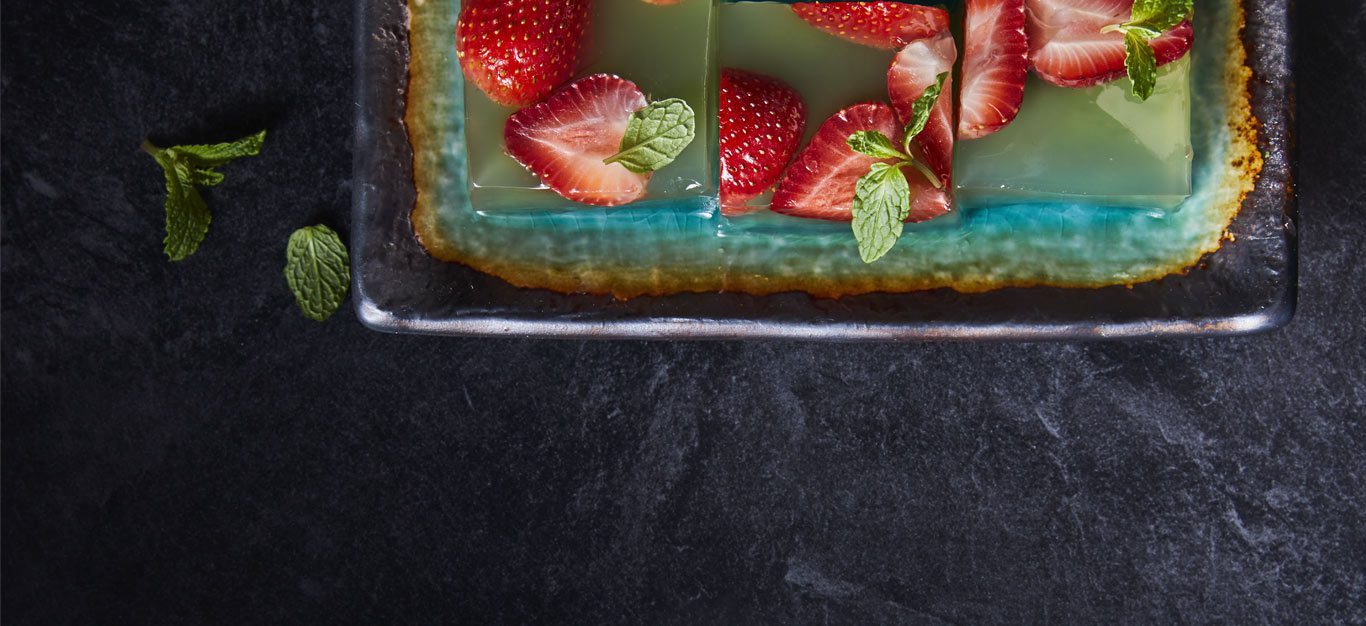 Strawberry Kanten Japanese Jelly Treats - Forks Over Knives