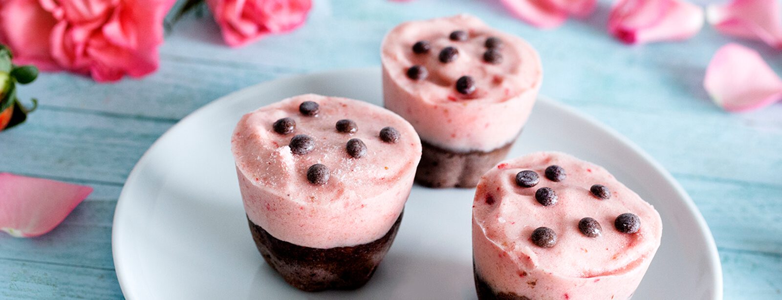 Strawberry Chocolate Ice Cream Cupcakes - Forks Over Knives