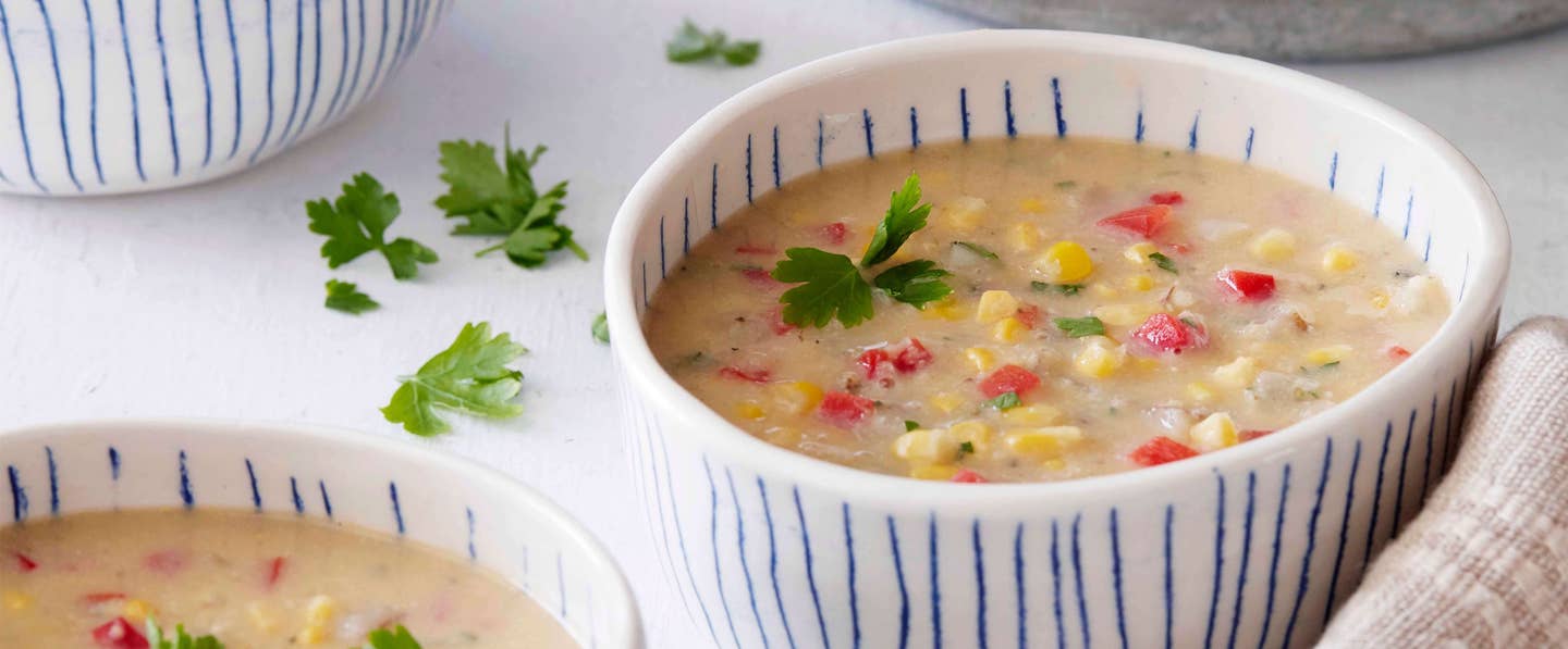 Easy Vegan Corn Chowder