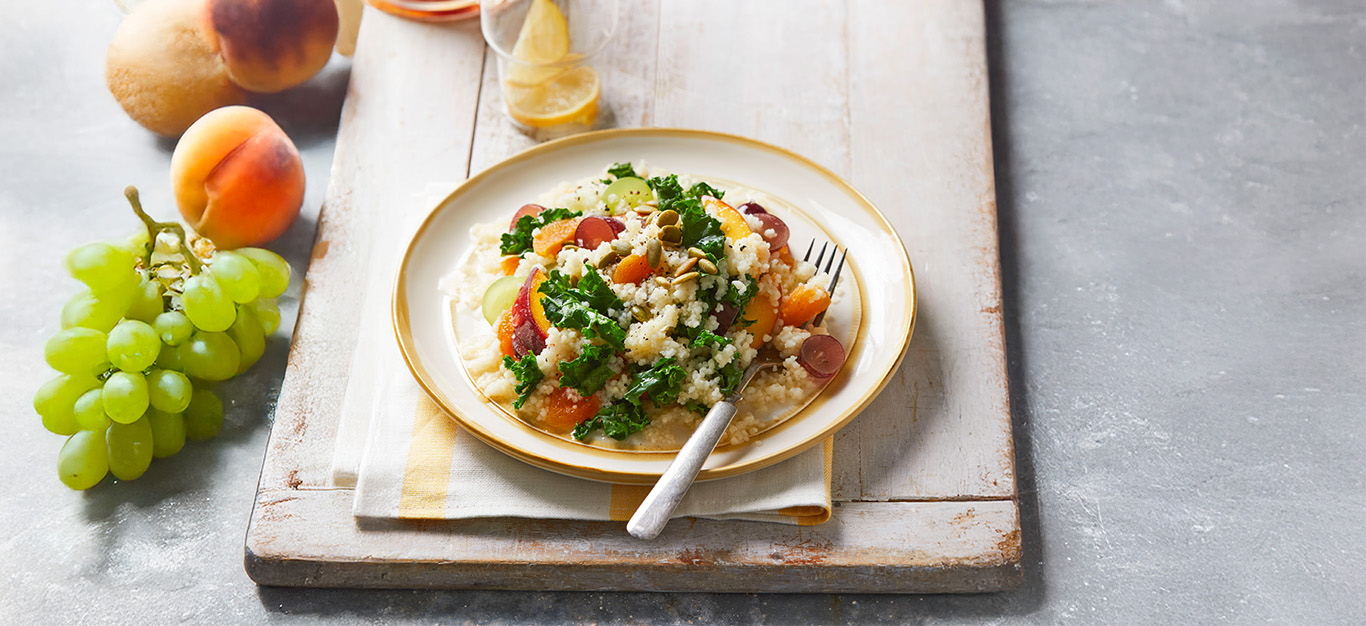 Couscous and Kale Breakfast Salad