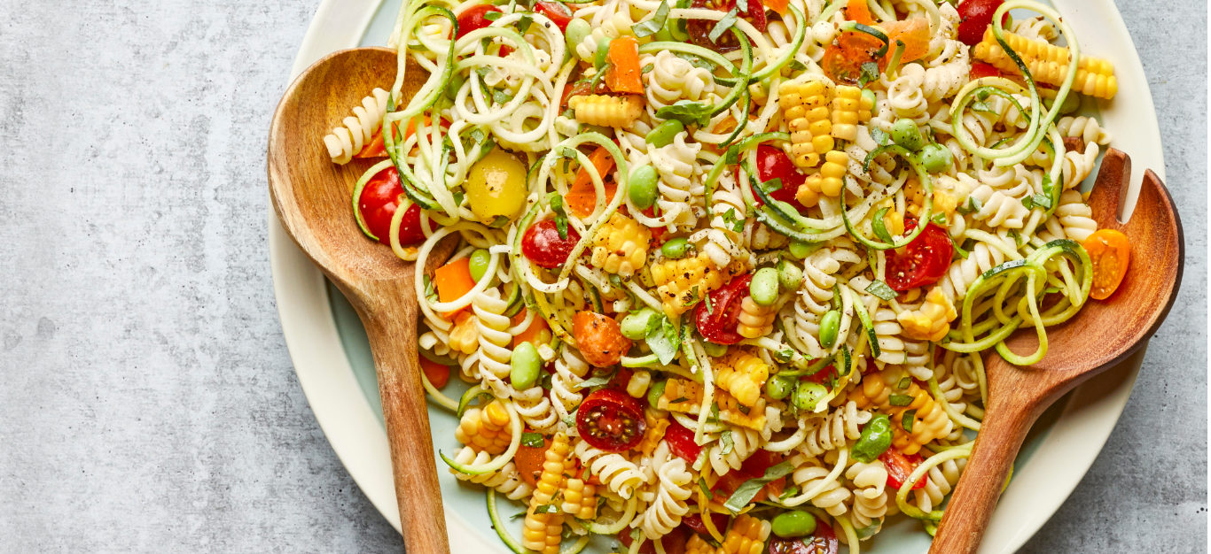 Confetti Corn and Pasta Bowl