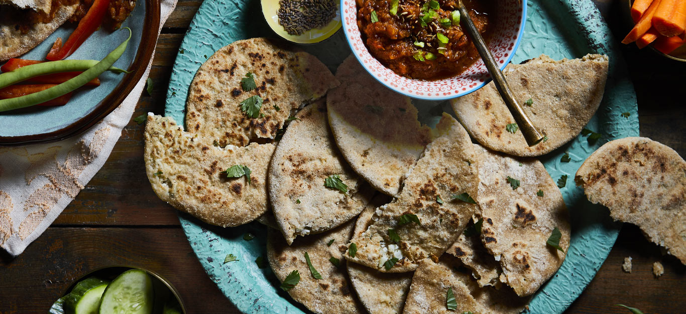 Cauliflower Parathas