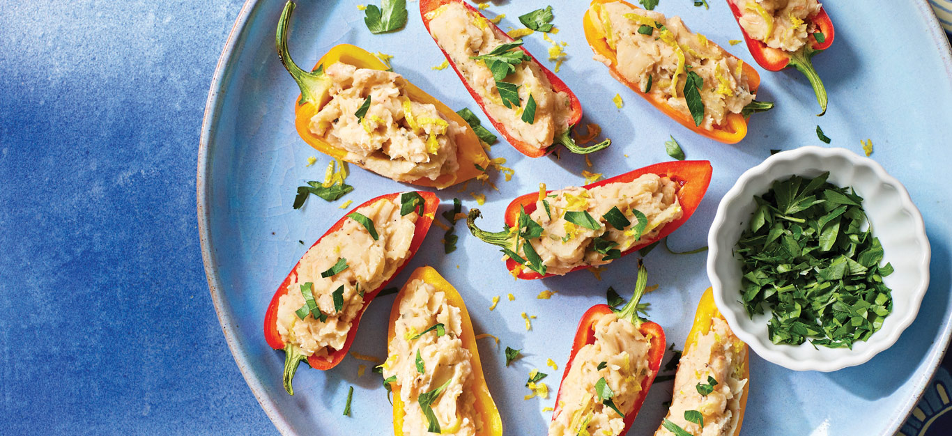 Greek Stuffed Mini Peppers