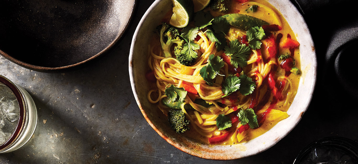 Khow Suey (Burmese Curry Noodle Soup)
