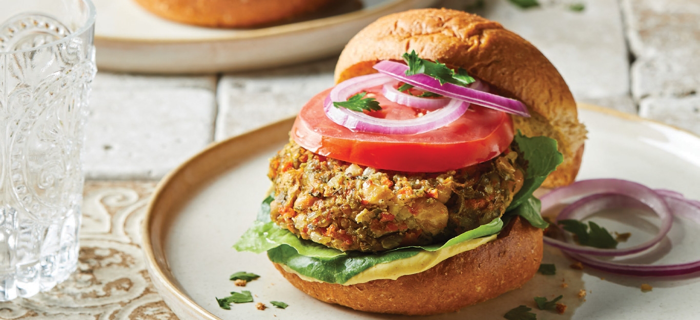 Tuscan White Bean Burgers