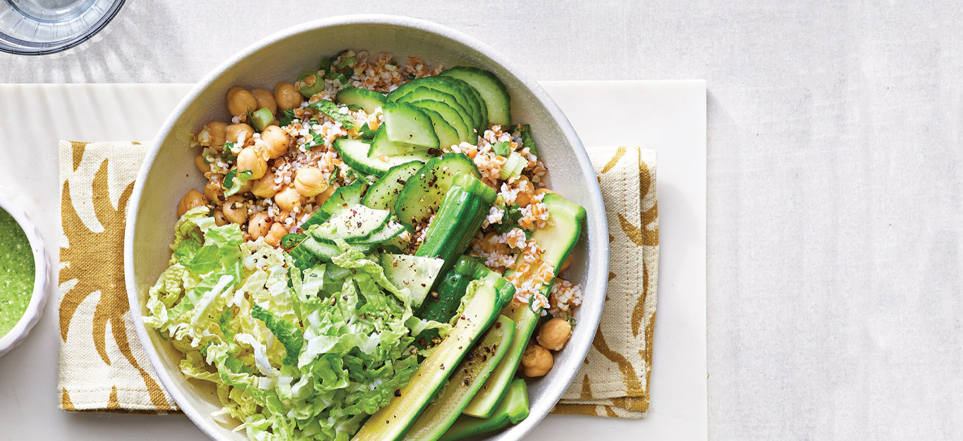 Super Green Goddess Bulgur Bowl
