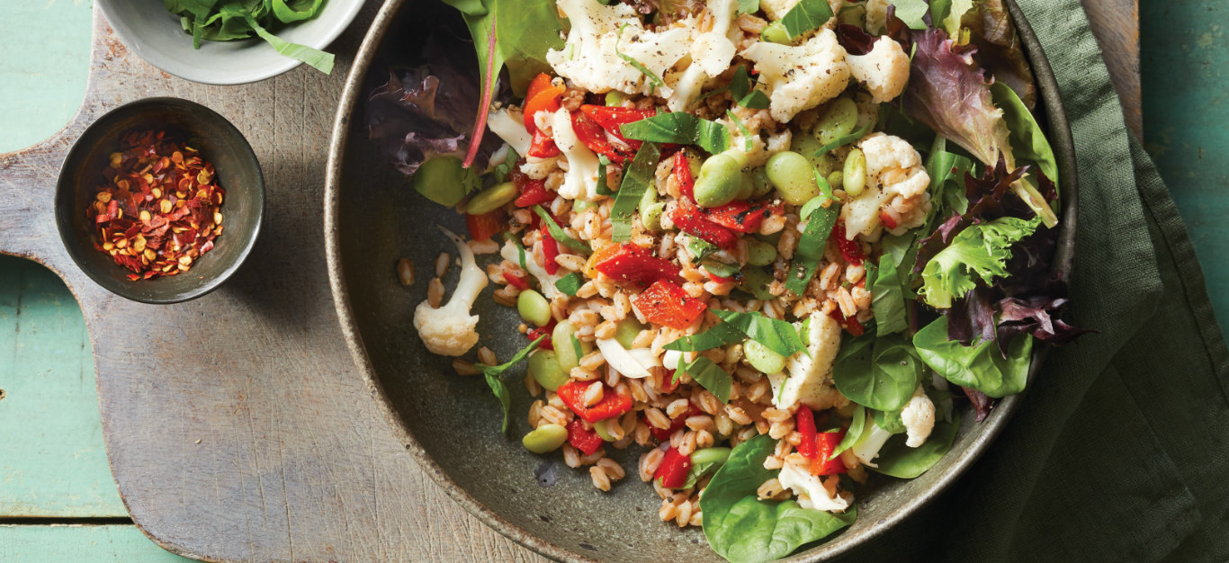Pickled Cauliflower and Farro Salad