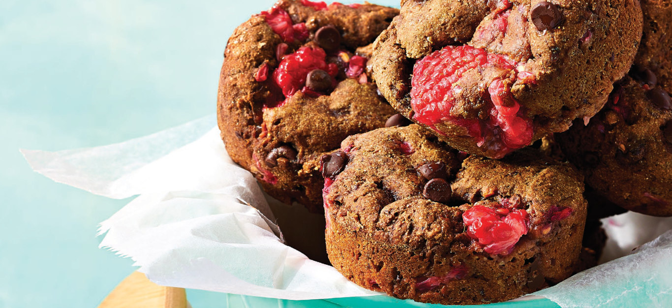 Chocolate Raspberry Brownie Bites