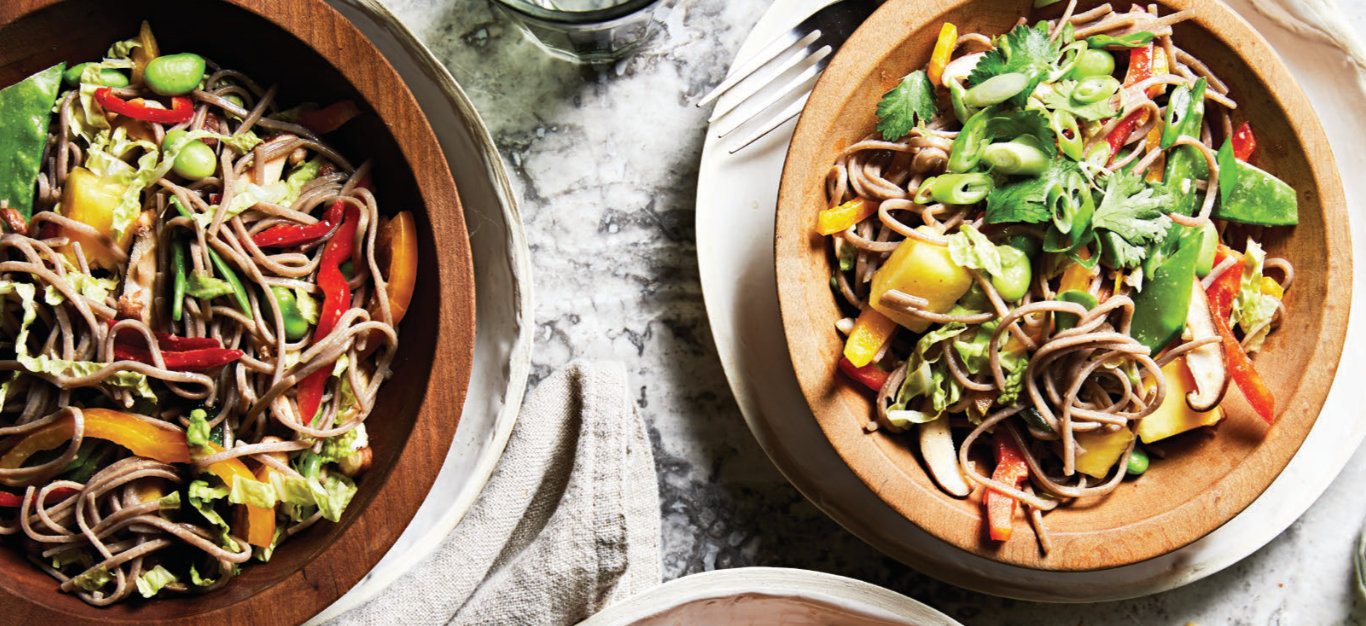 Spicy Cold Noodle Salad with Soy-Lime Dressing