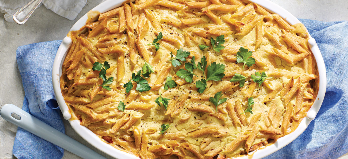 Vegan Pastitsio with Lentils (Greek Lasagna)