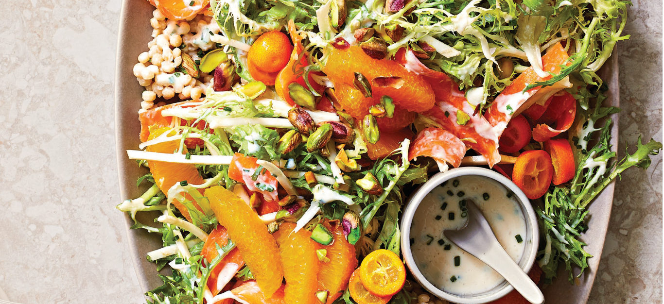 Spicy Citrus Slaw with Pearl Couscous