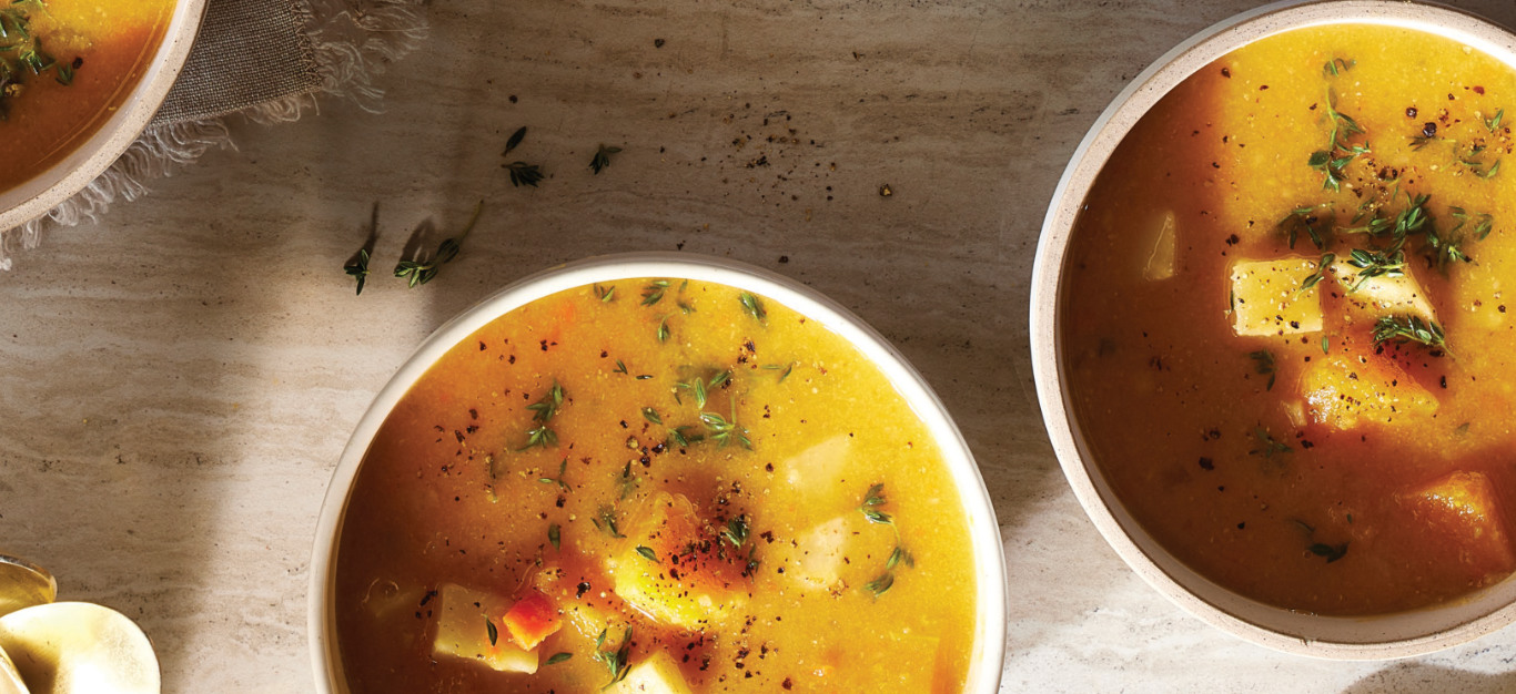 Butternut Squash and Red Lentil Soup