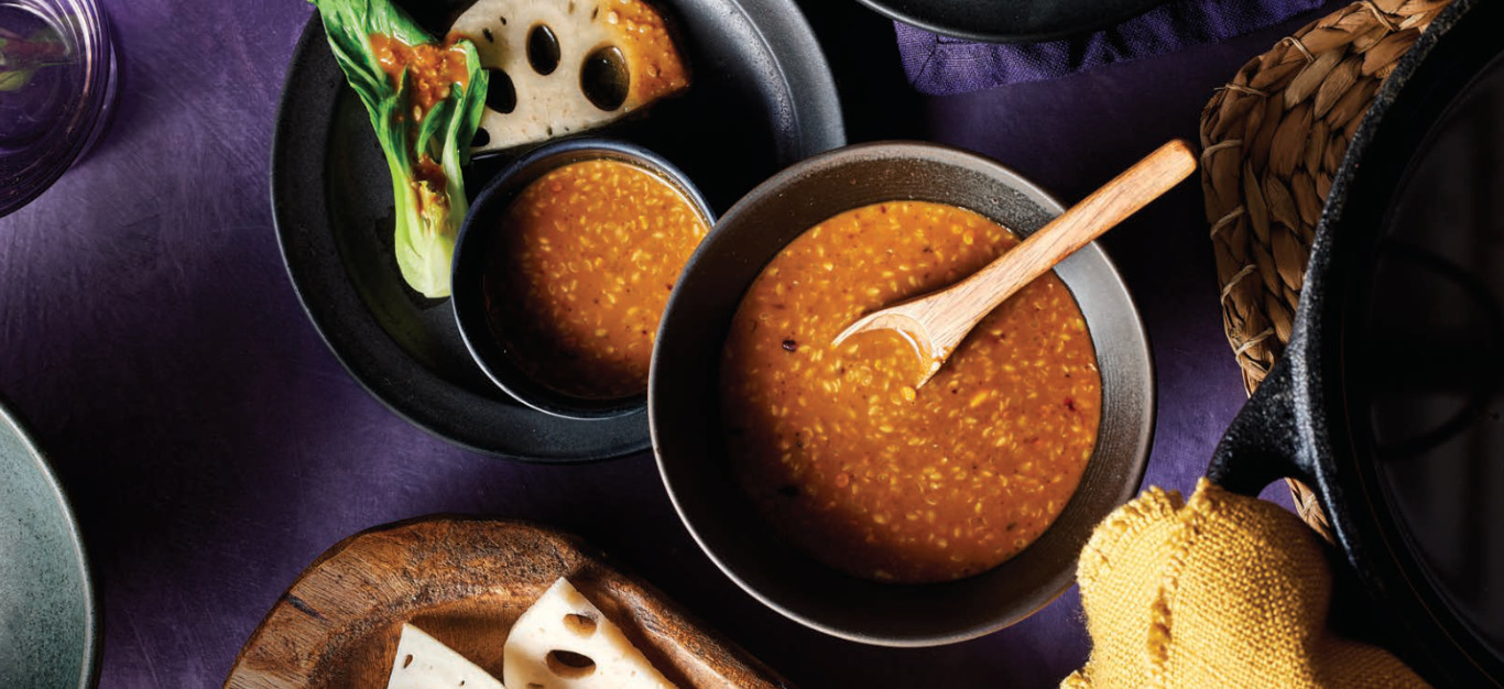 Peanut-Sesame Dipping Sauce