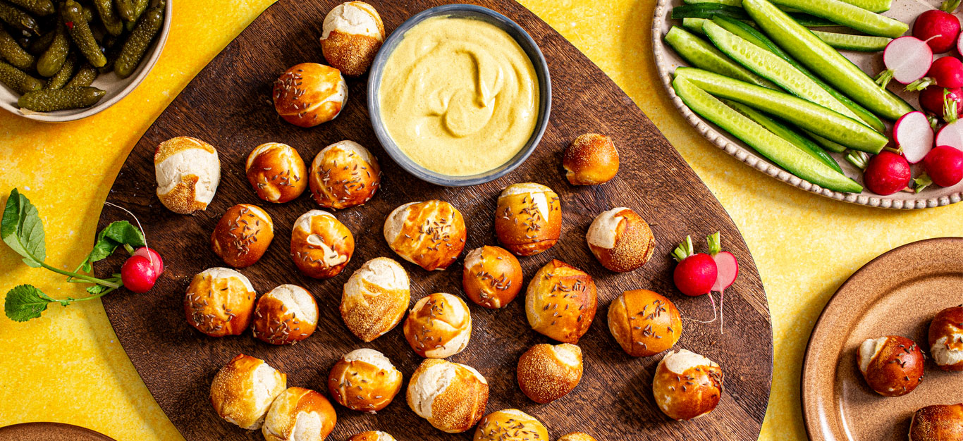 Whole Grain Soft Pretzel Bites