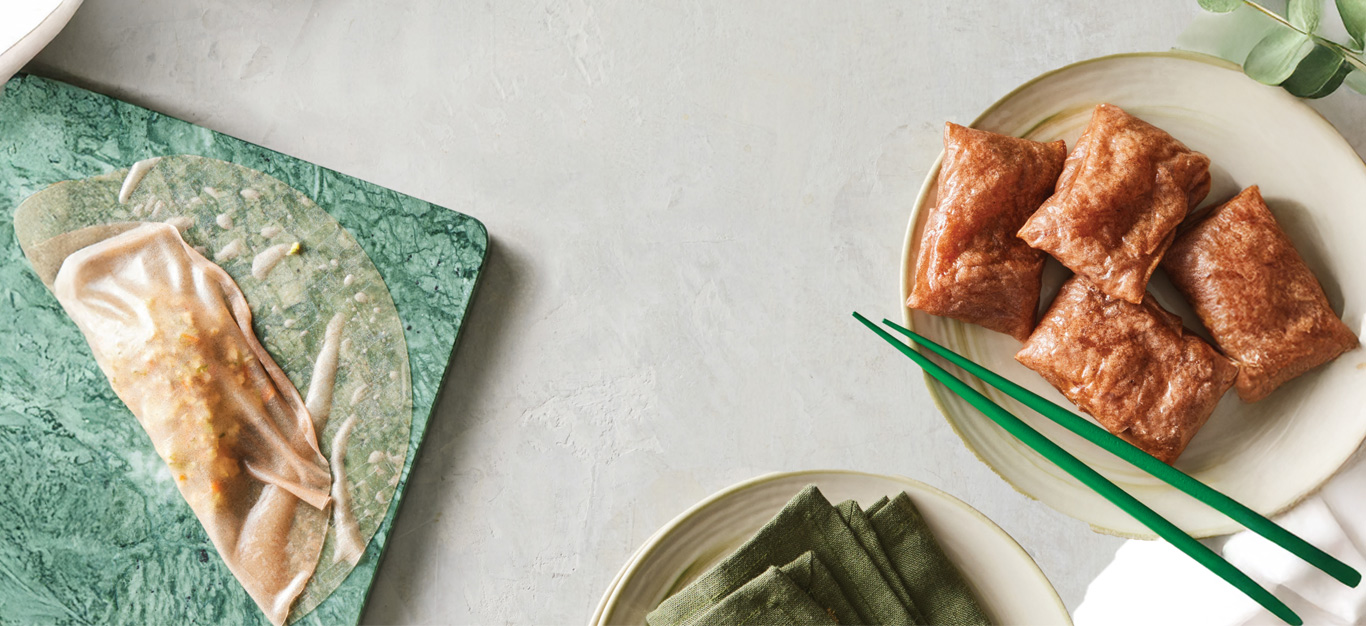 Air-Fryer Rice Paper Dumplings