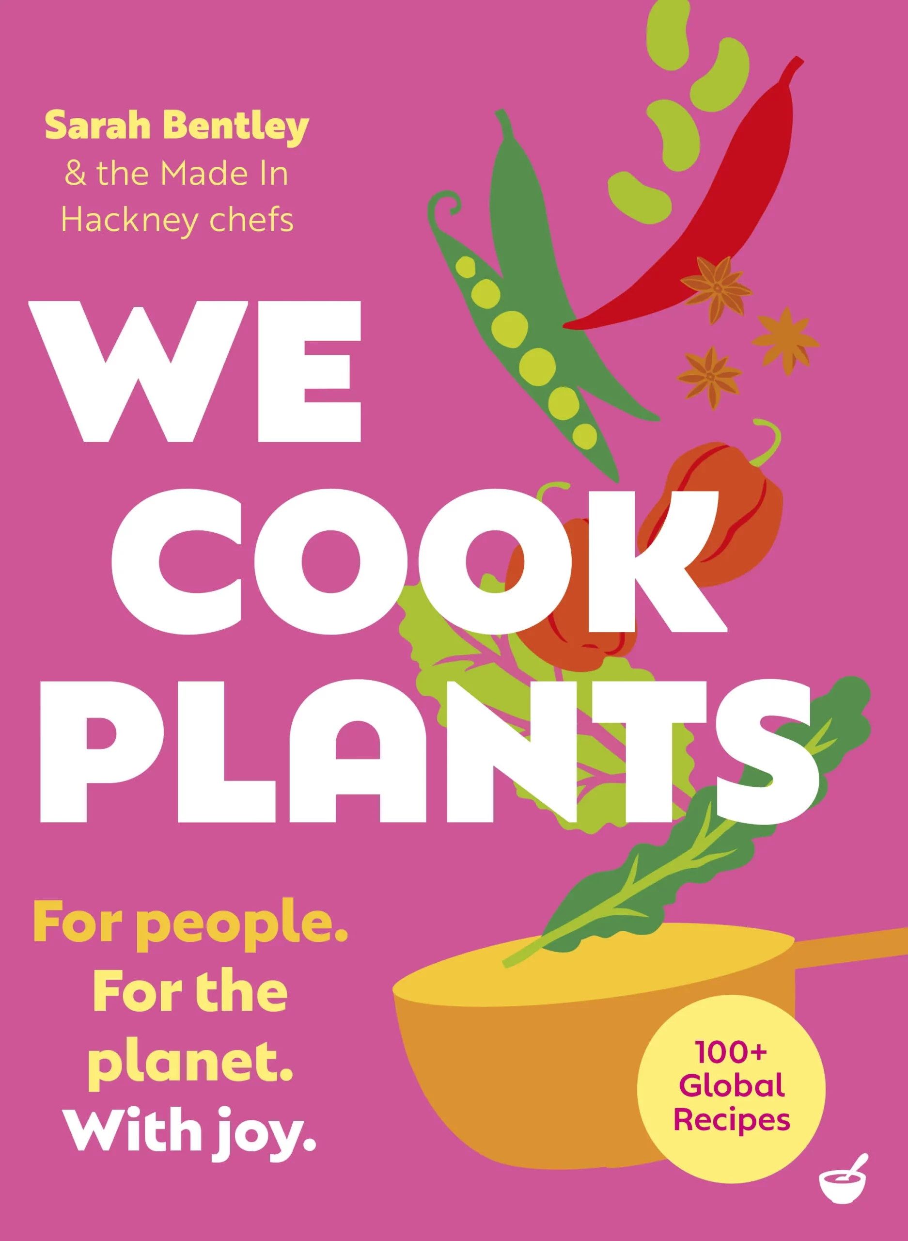 Cover of the 2025 vegan cookbook We Cook Plants