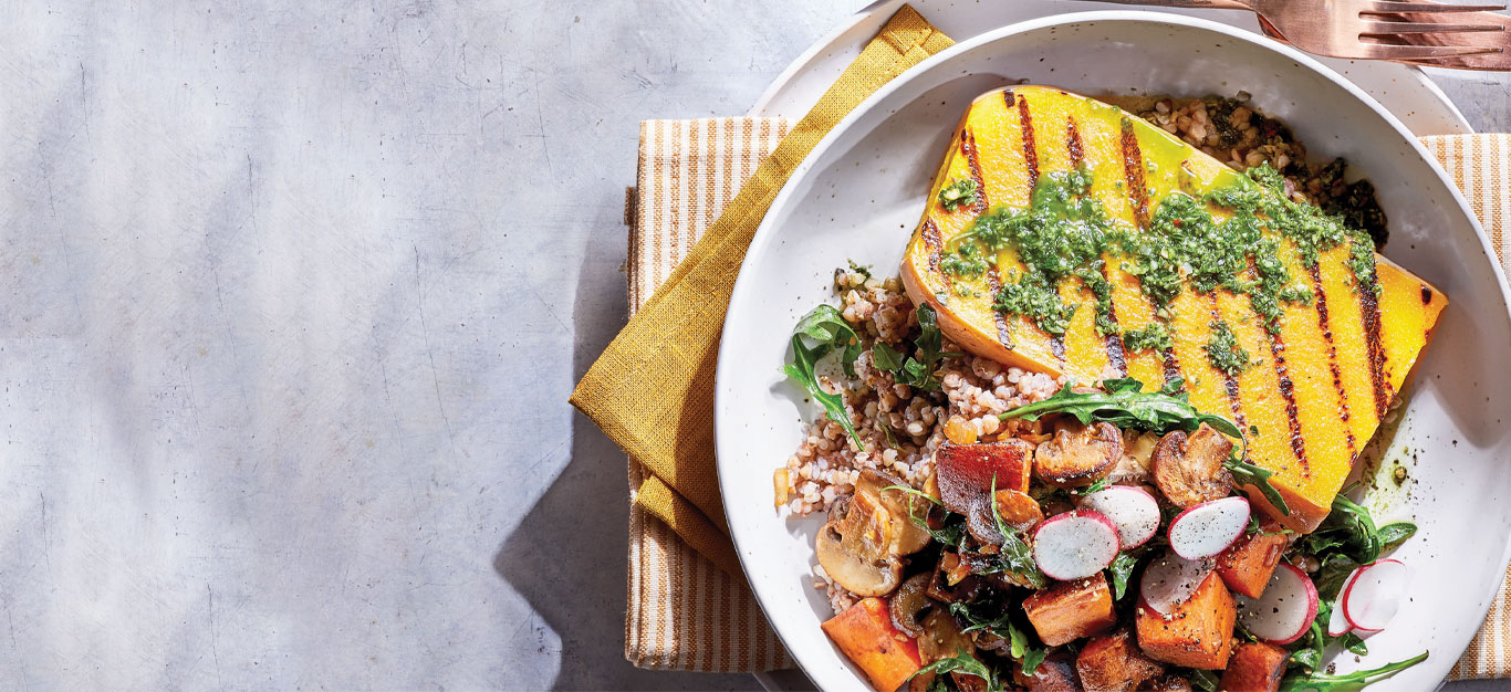 Butternut Squash Steak Supper Recipe