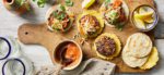 Black Bean and Plantain Burgers with Salvadoran Corn Tortillas