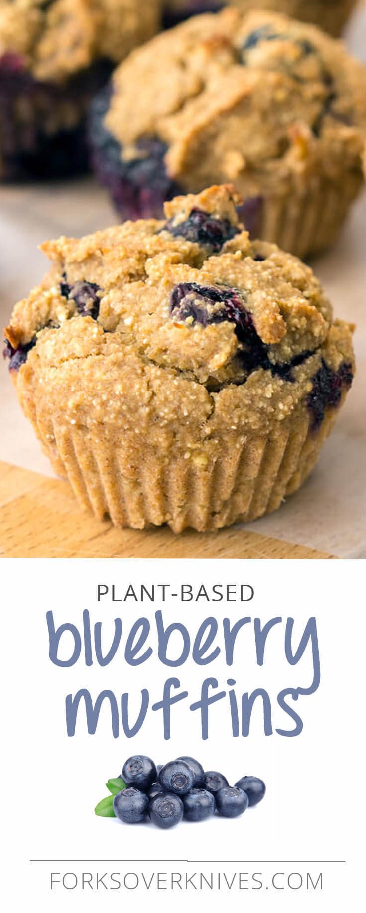 Blueberry Muffins - Plant-Based Vegan Recipe