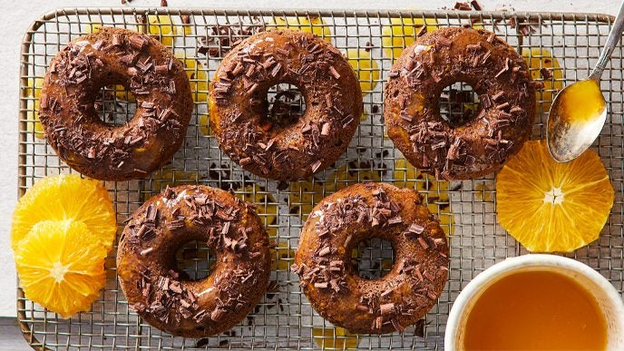 Chocolate-Orange Dessert Donuts