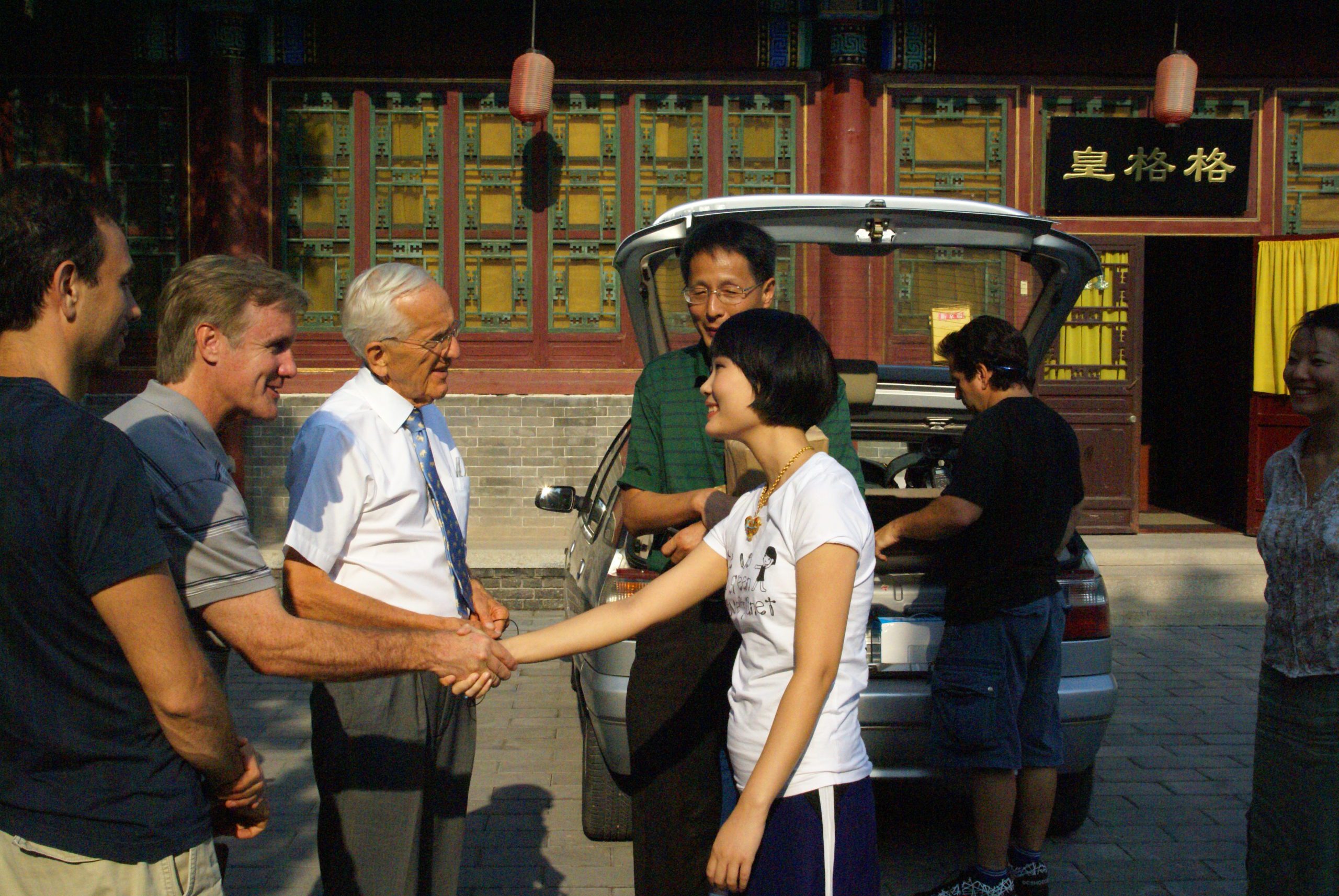 In Beijing, China, T. Colin Campbell and the Forks Over Knives crew meet fans of Campbell's The China Study