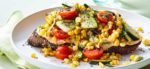 Dilled Veggie Toasts